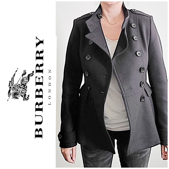Burberry Brit peacoat in Navy NEW - Picture 2 of 13